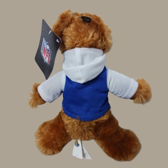 Good Stuff Los Angeles Rams NFL Plush Teddy Bear With Hoodie Brown/Blue "12" - Picture 2 of 11